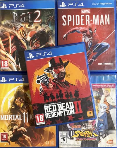 Playstation Games PS4 Read Dead Redemption 2