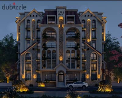 ريسيل بسعر الطرح الاول في كومباوند جيوار التجمع السادس من شركة كونكريت شقة 71م بأطلالة مفتوحة بقسط شهري 30 الف فقط