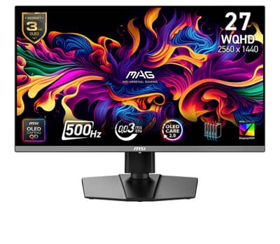 MSI MAG 272QP QD-OLED X50 27 WQHD 2560x1440 QD-OLED - 500Hzz , 0.03 ms