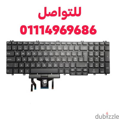 كيبوردات Dell latitude 5510 جيل عاشر الاوريجينال