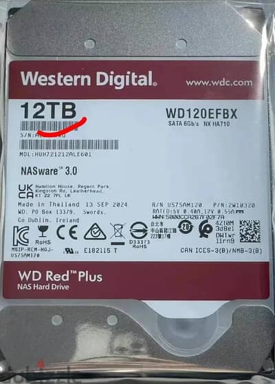 هارد WD Red Plus 12TB