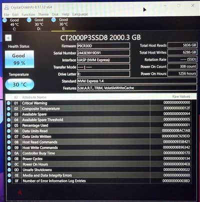 SSD M. 2 NVMe 2TB