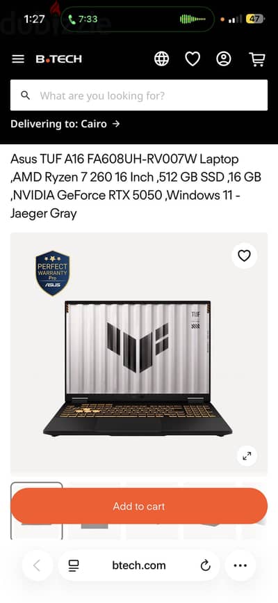 Laptop ASUS TUF A16