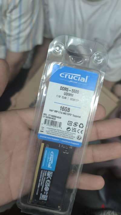 RAM 16G DDR5 CRUCIAL