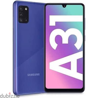 Samsung a31 128g ram4+4 كسرررر كسرررر زيرووو شاشة سوبر امولد