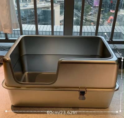 Stainess steel large cat litter box