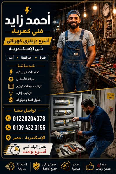 اسرع دليفرى صيانه كهرباء