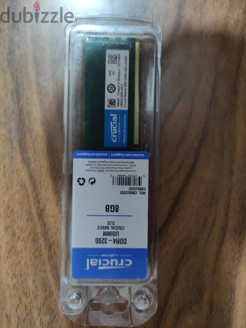 Crucial 16GB (2x8GB) DDR4 3200MHz - جديد متبرشم - Computer Accessories ...