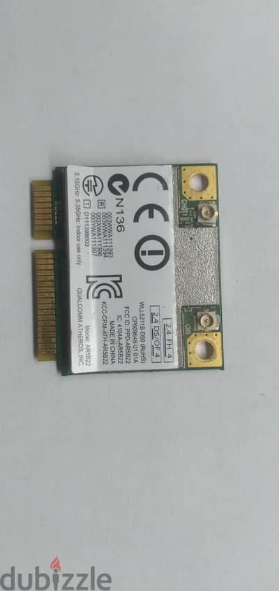 كارت وايفاي AR5B22 مخلوع من لابتوب