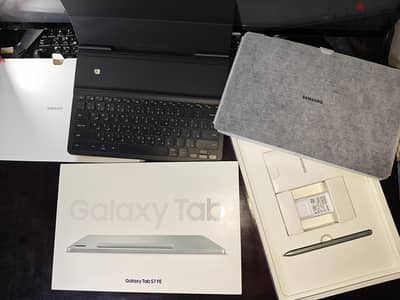 للبيع Samsung Galaxy Tab S7 FE 5G — نسخة 6GB / 128GB كاملة بالمشتملات