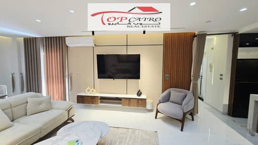 For lovers of elegance and luxury, a luxury furnished apartment for rent in front of the services in Madinaty B10, with very high-quality finishing and furnishings.