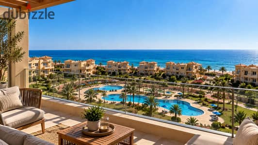 Direct Sea View | 2-Bedroom Chalet for Sale in Laguna Bay, Ain Sokhna | Delivery in 6 Months
