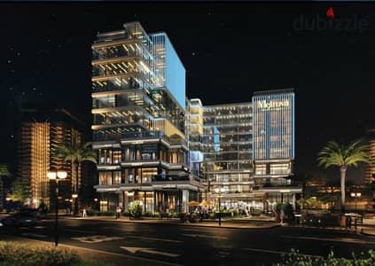 42m² retail unit for sale at Metrofa Business Complex, NAC MU23, directly on Al-Amal Axis. 2.5% down payment, installments up to 12 years.