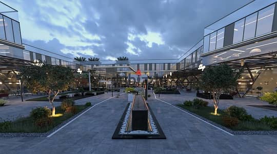 Fully air-conditioned office 114 square meters, room and open space reception, and bathroom