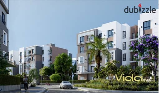 شقة للبيع 132 متر في فيدا ريزيدنس حدائق اكتوبر الحي الايطالي بمقدم 10% و تقسيط حتى 6 سنوات و نصف