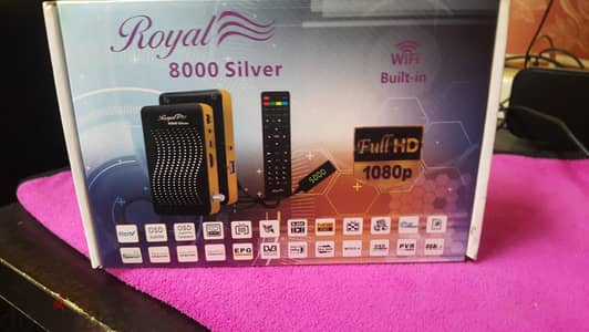 ريسيفر رويال 8000 سليفر