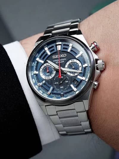 ساعة سايكو seiko  أصلي كونوجراف جديدة لم تستخدم بالعلبة الأصلية