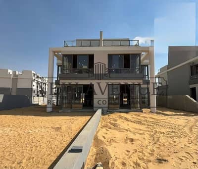 توين هاوس فيلا ريسيل بأفضل سعر وموقع مميز استلام فوري في كمبوند بلومفيلدز تطوير مصر مستقبل سيتي Bloomfields Tatweer Misr