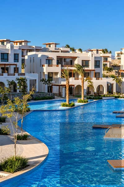 0% Down Payment – Penthouse for Sale 3-Bedroom 122 sqm with Stunning Sea View in Makadi Heights by Orascom | Immediate Delivery | 7-Year Installments