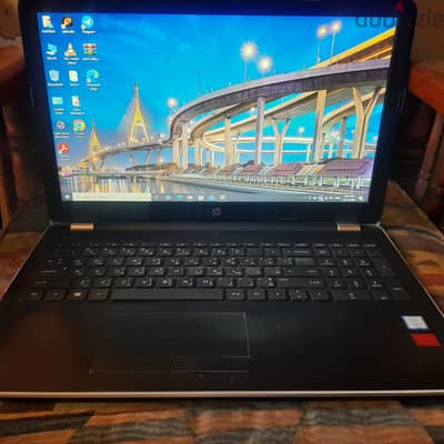 hp جيل سابع عليه كارتين شاشع وcore i 5