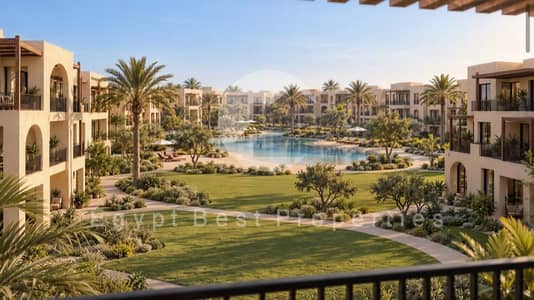 شاليه متشطب كامل 2 غرف نوم  للبيع مع إطلالة بانورامية على البحر الأحمر