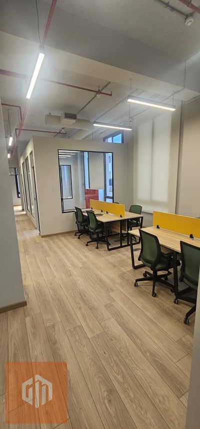 Furnished 192 SQM Office for Rent in District 5 New Cairo with Ground Floor Access
