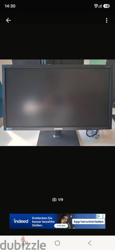 شاشة كمبيوتر سامسونج 24 بوصة Samsung Monitor 24 inch