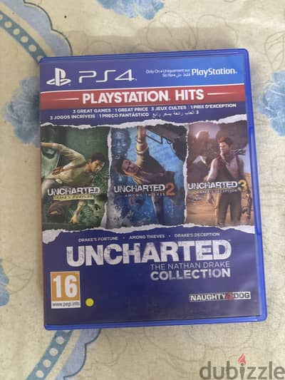 Uncharted 1/2/3 cd