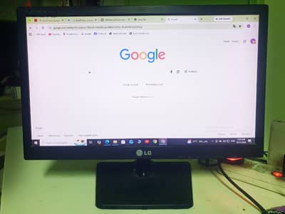 شاشة LG LED مقاس 19 بوصة إندونيسي أصلي(بحالة ممتازة) بالأدابتور الأصلي