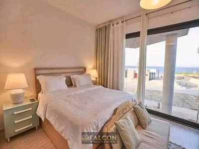 شاليه للبيع صف أول على البحر في سوما باي (إطلالة بحرية ساحرة) بقرب من الجونة البحر الاحمر متشطب ألترا مودرن بالتكييفات والمطبخ RED SEA SOMA BAY