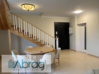 For rent: Fully furnished and air-conditioned 3-bedroom penthouse with a roof terrace in the Palm Parks compound (Palm Hills, October).
