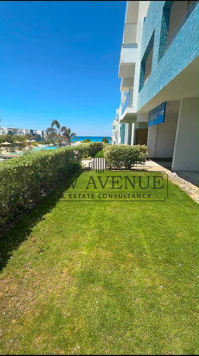 Sea View Prime Location | Fully Finished Ground Floor With garden Service Chalet for Sale in Fouka Bay - Tatweer Misr- North Coast