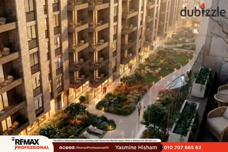 مطلات مفتوحة على بلازا تشطيب كامل شقة للبيع في سموحة