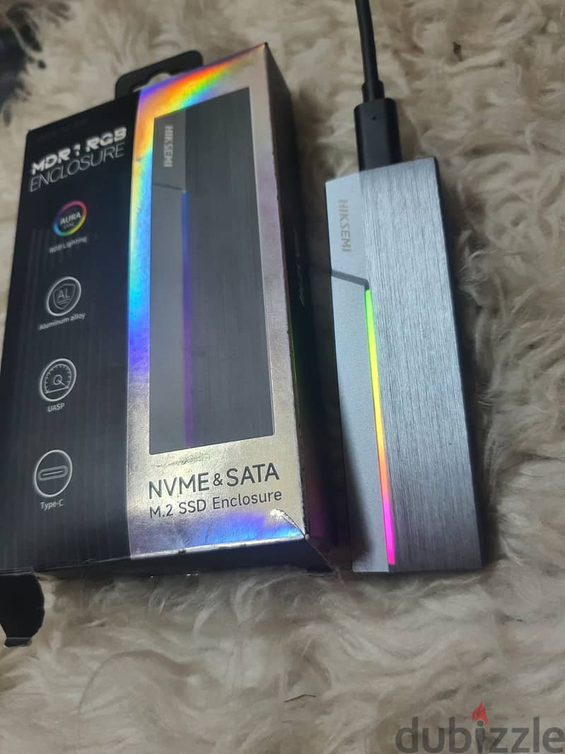 HIKSEMI M. 2 NVME & SATA SSD Enclosure ASUS 1