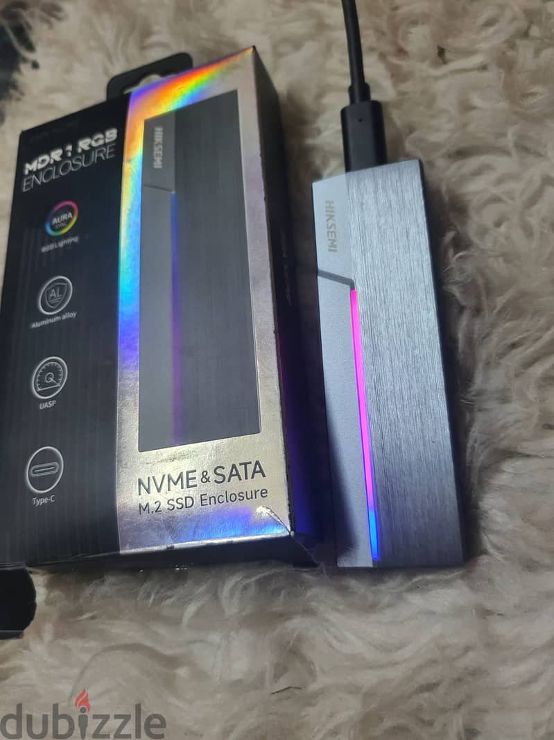 HIKSEMI M. 2 NVME & SATA SSD Enclosure ASUS 3