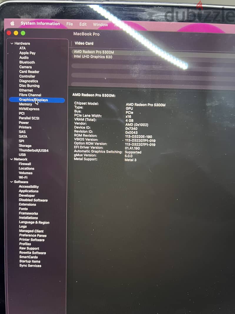 Apple MacBook Pro 2019, 16 Inch 5