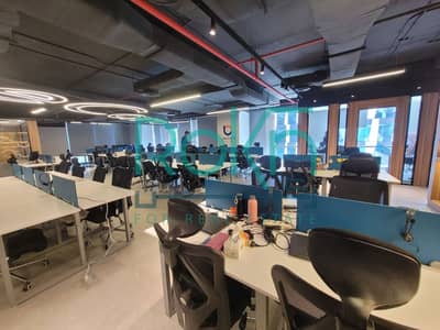 مكتب للايجار 366 متر متشطب بالكامل بفيو مميز