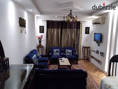 96-square-meter furnished apartment for rent in Madinaty (B11), close to all amenities.