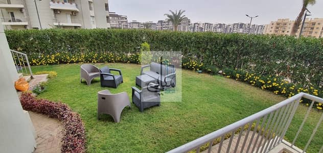 Ground-floor apartment for rent in The Address View compound 78 sqm apartment with a 100 sqm garden in The Address (Durra) compound, Sheikh Zayed City