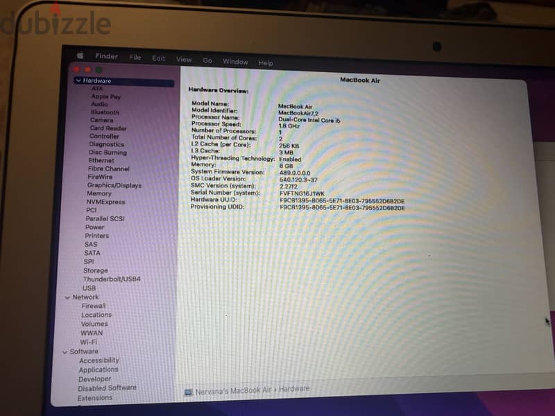 Macbook Air 2017 13 inch 3