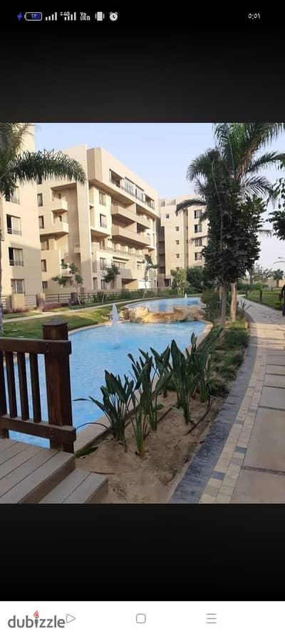 Apartment for rent under new law in Compound The Square, Fifth Settlement, area 185m, sixth floor, elevator, special finishes, landscape view and garden pond for 30,000, flexible negotiation
