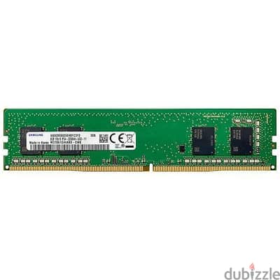 Ram 4gb ddr4 3200mhz samsung زيرو