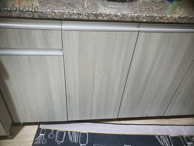 مطبخ hpl أعلى نوع خشب كونتر بالرخام