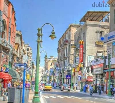 فرصه لا تعوض محل  محطة الرمل يطل على صفيه زغلول تمليك للبيع