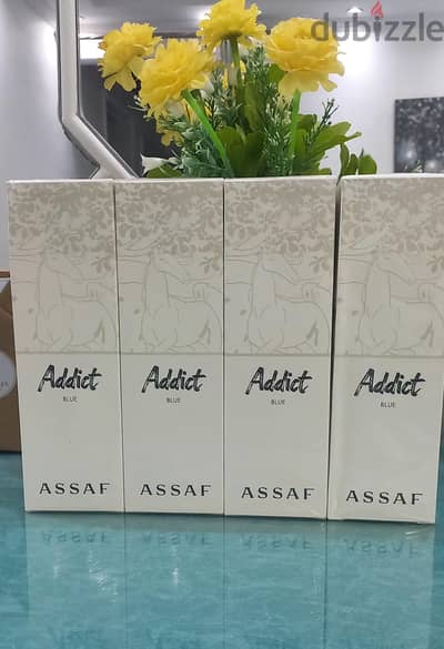 عطر عساف الجديد assaf addict blue 125ml اورجينال