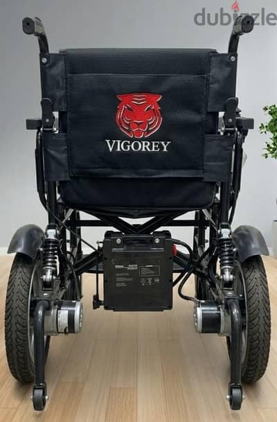 كرسي متحرك كهربائي VIGOREY بحالة ممتازة + البطارية والشاحن الأصلي