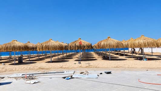 Ready-to-Move Beachfront Studio for Sale in Hurghada  Private Sandy Beach | 5 Pools | Installments