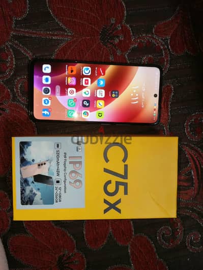 Realme C75x 6/128 B-tech warranty