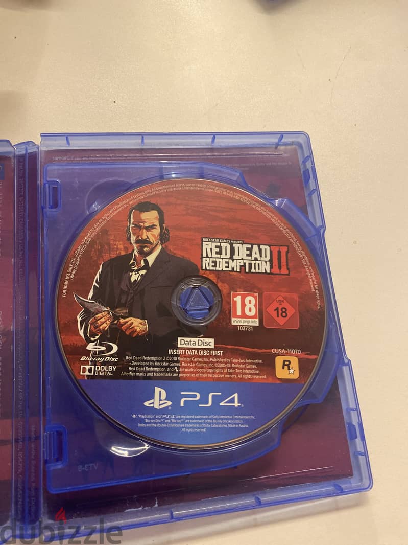 Red dead redemption 2 for PS4 1