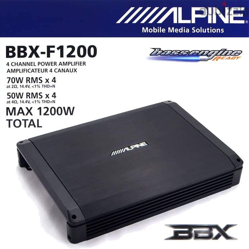 Alpine amplifier 1